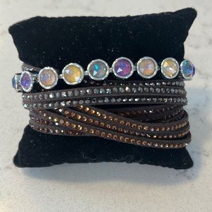 Touchstone Crystal Coconut wrap and Autumn delight ice bracelets